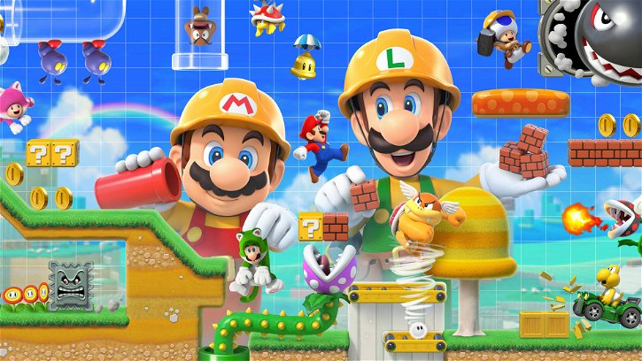 Immagine di Super Mario Maker 2 per Nintendo Switch oggi a un super prezzo! 33% di sconto!
