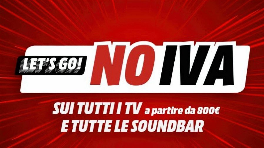 Immagine di [ULTIMO GIORNO] No IVA MediaWorld: tutte le migliori TV e soundbar a prezzo scontato!