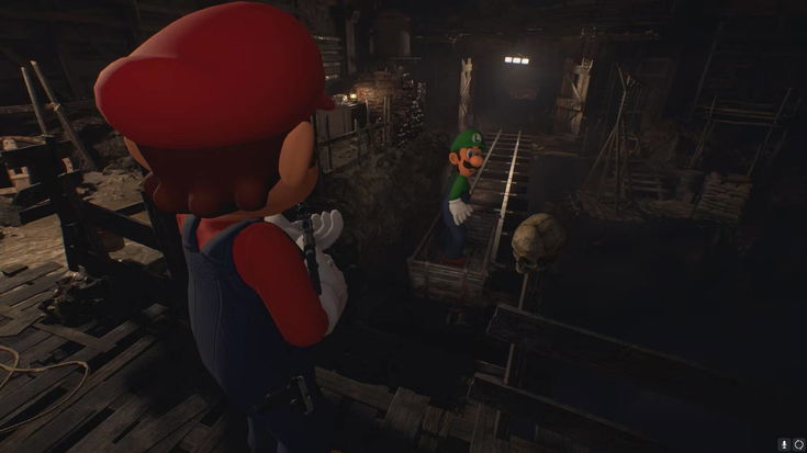 Resident Evil 4 Remake, ma con Mario e Luigi, è davvero inquietante