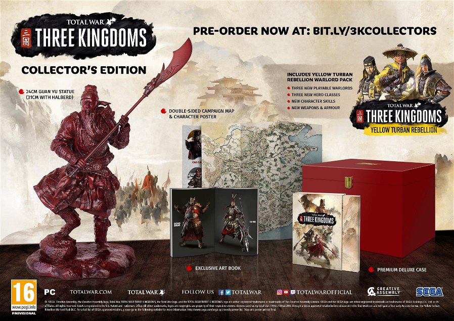 Immagine di Total War: Three Kingdoms, ecco la data d'uscita e la Collector's Edition
