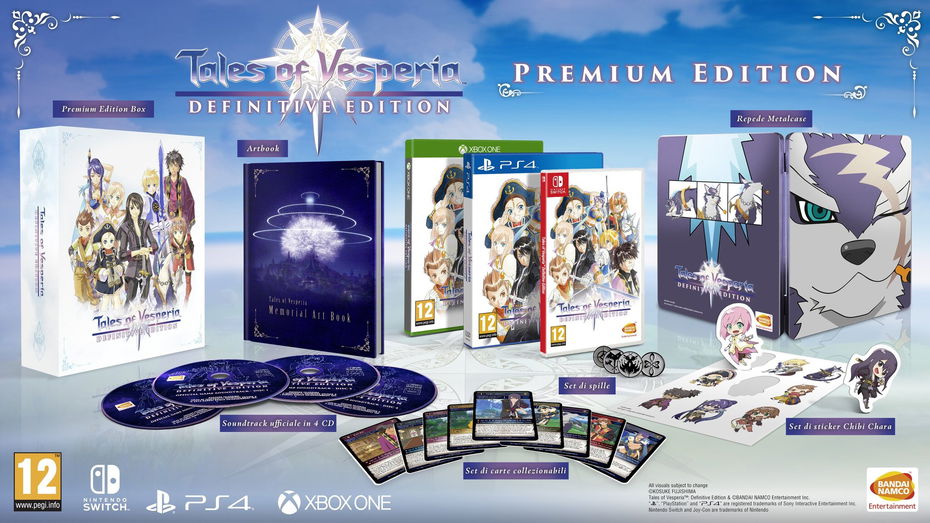 Immagine di Tales of Vesperia: Definitive Edition, ecco l'Edizione Premium