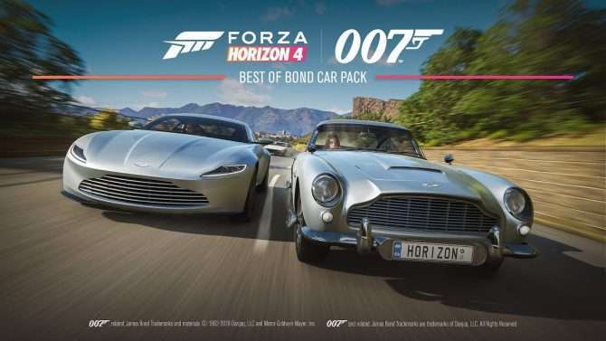 Forza Horizon 4: il primo DLC Pack sarà su James Bond