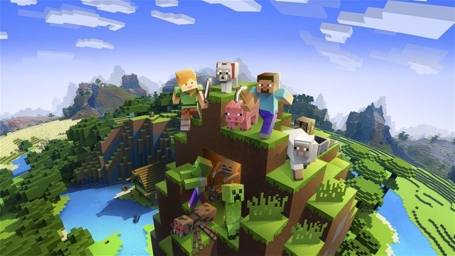 Immagine di Microsoft "amerebbe" il cross-play con PS4 su Minecraft
