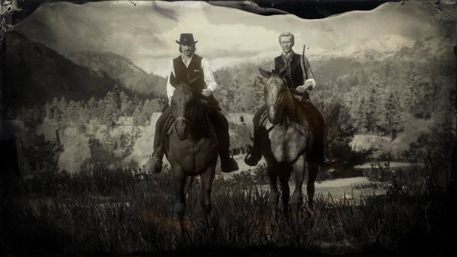 Red Dead Redemption 2, John Marston e Dutch in due foto "d'epoca"