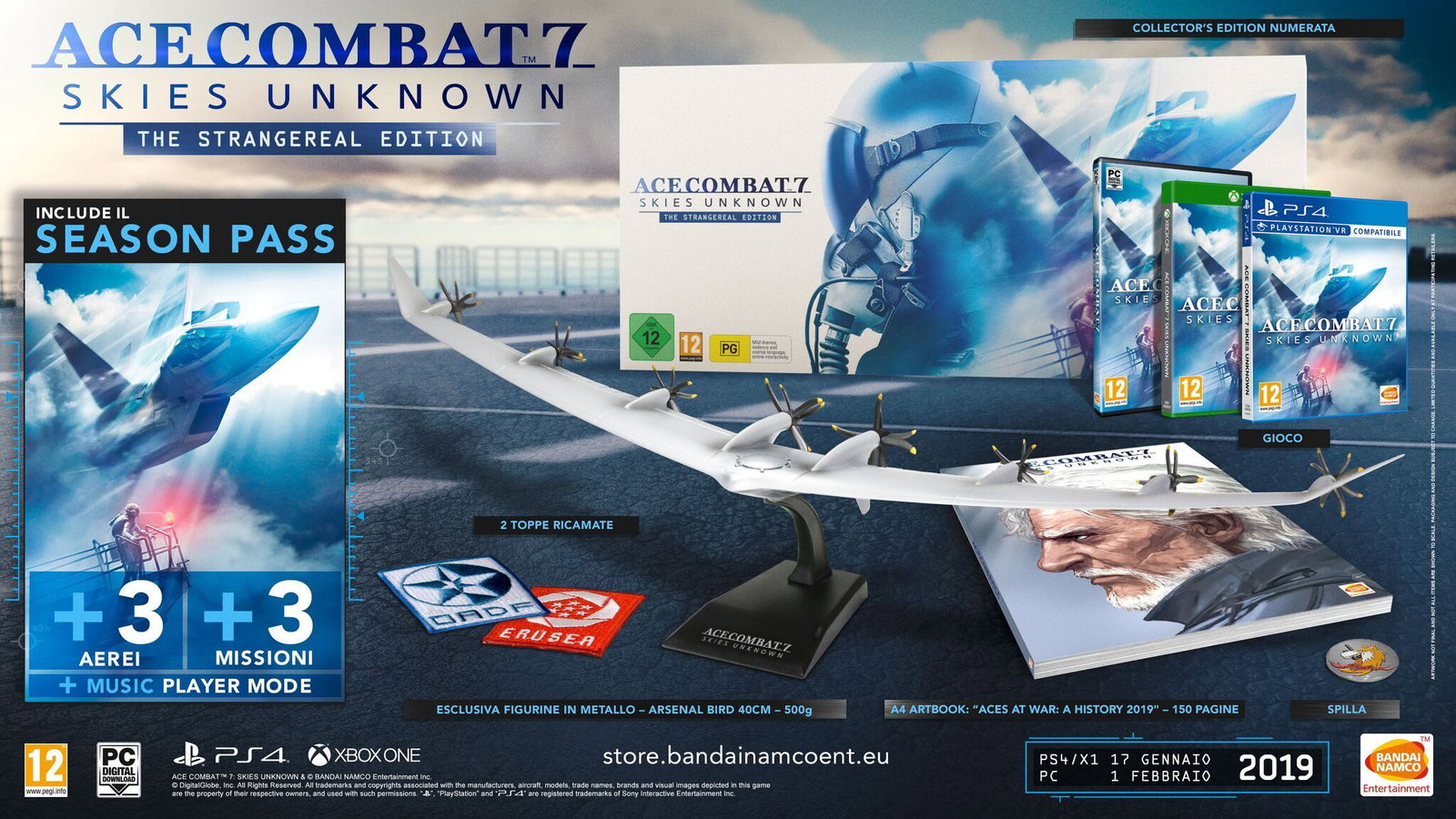 Ace Combat 7: ecco l'edizione per i collezionisti