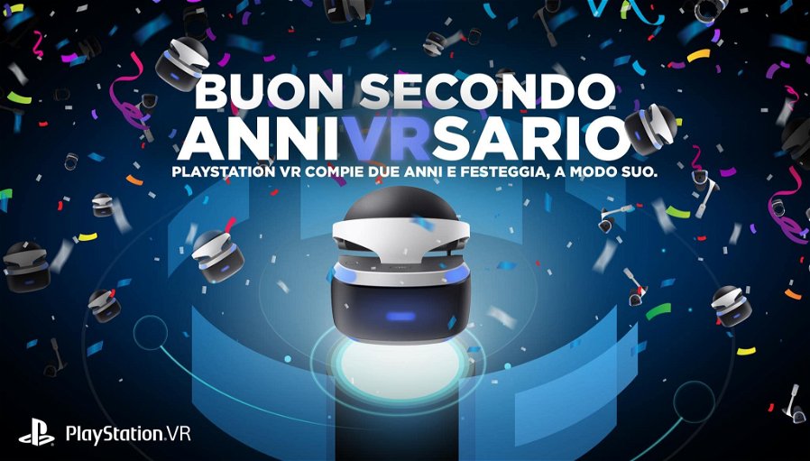 Immagine di Playstation VR: Sony festeggia il secondo anniversario del visore