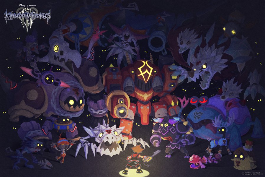 Immagine di Kingdom Hearts III: Un nuovo artwork celebra Halloween
