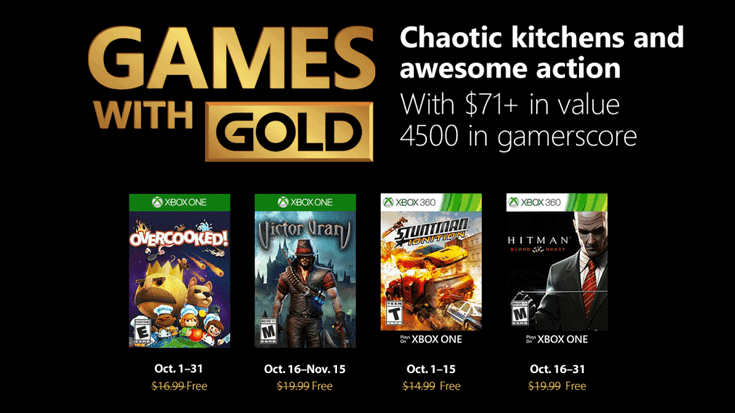 Games With Gold: Disponibili Overcooked e Stuntman Ignition