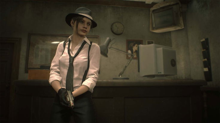 Resident Evil 2 a tutto noir: costume per Claire e filtro in video