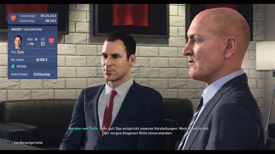 Immagine di FIFA 19, risolto il divertente bug di Cech: ora ha la cravatta!