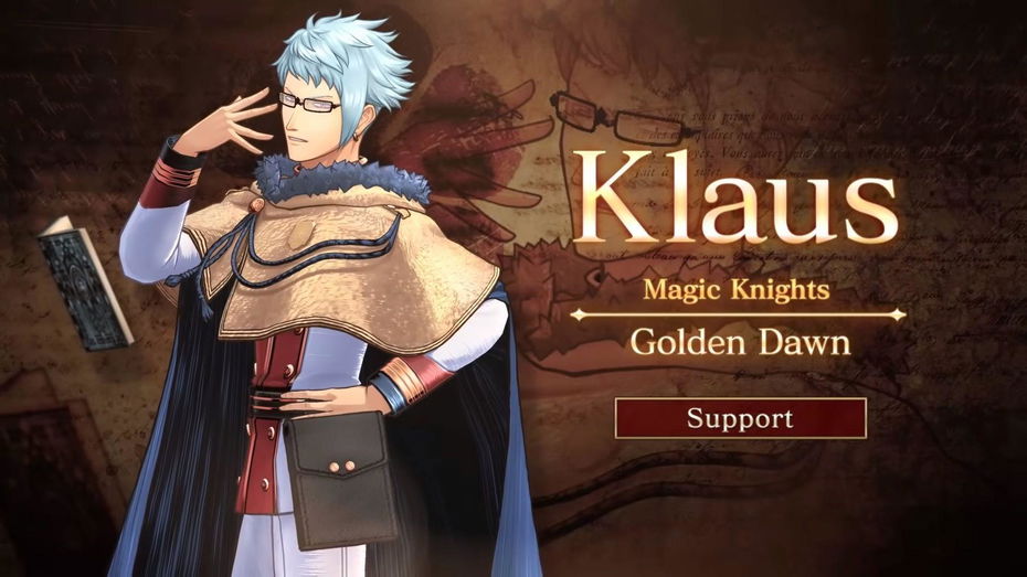 Immagine di Black Clover Quartet Knights: Klaus Lunettes si presenta con un trailer