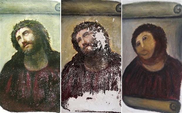 Hitman nasconde il dipinto rovinato Potato Jesus