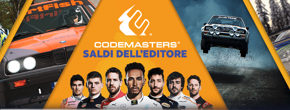 Sconti sui giochi Codemasters: promozioni su Steam