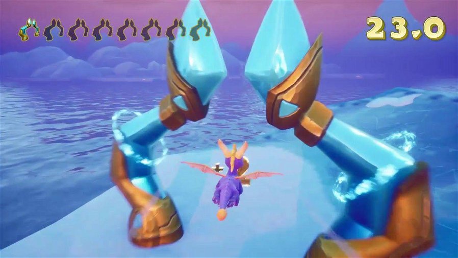Immagine di Spyro: Reignited Trilogy ci mostra un circuito in un video