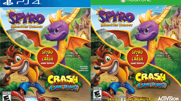 Sbuca un bundle di Crash + Spyro, arriverà in Europa?