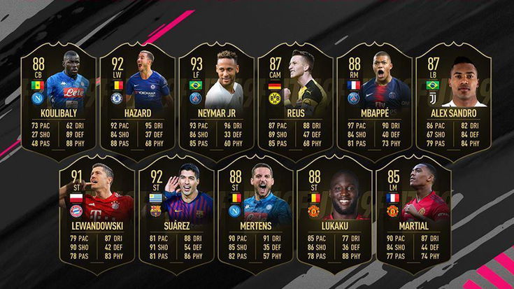 FIFA 19 Ultimate Team festeggia il Black Friday con il meglio della TOTW