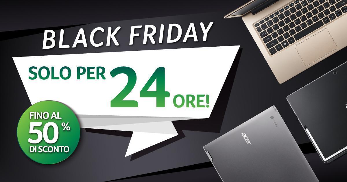 Acer: Nuove offerte per il Black Friday