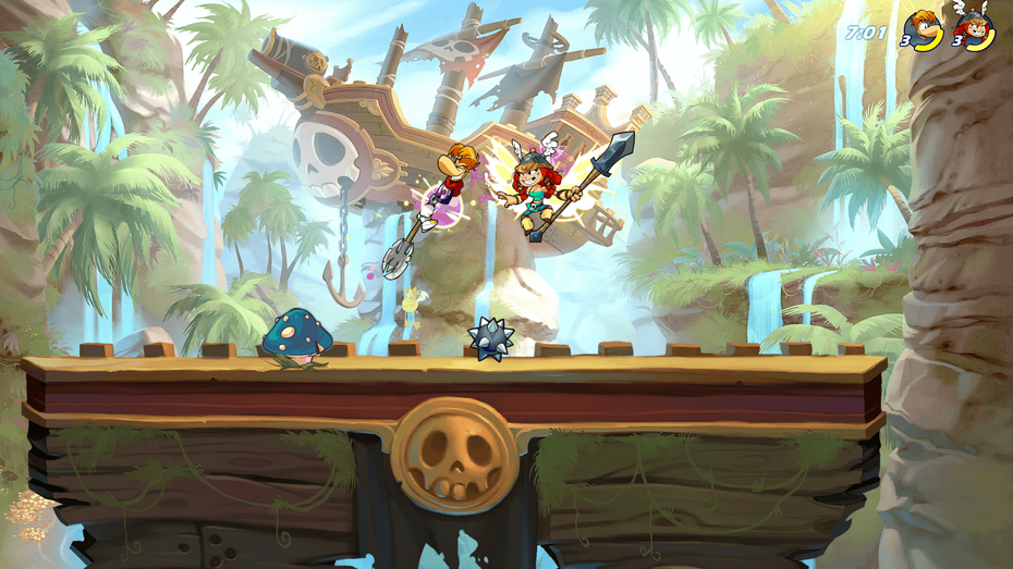 Immagine di Brawlhalla esce su Xbox One e Switch con novità a tema Rayman
