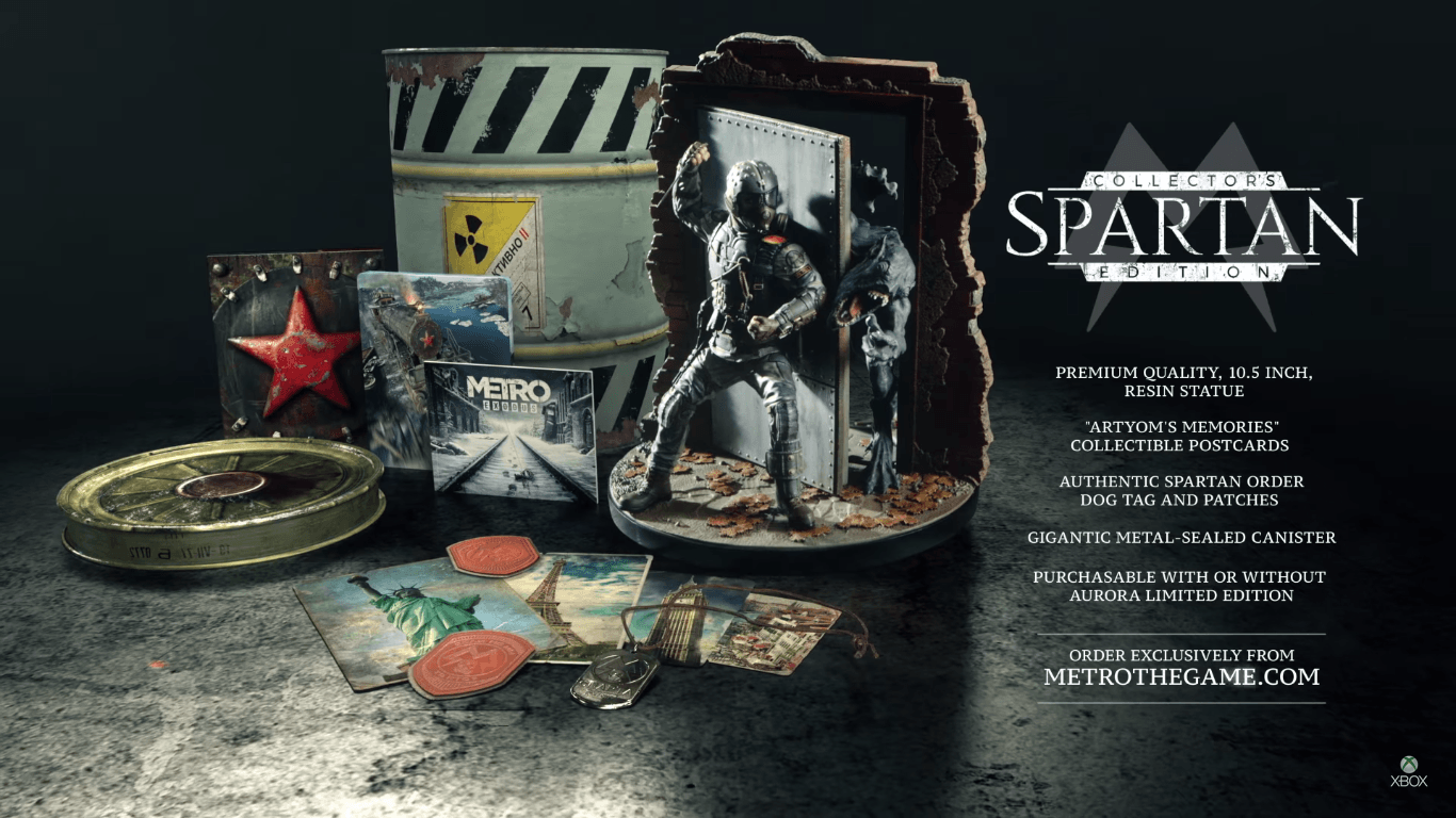 Metro Exodus: scopriamo la Spartan Collector's Edition