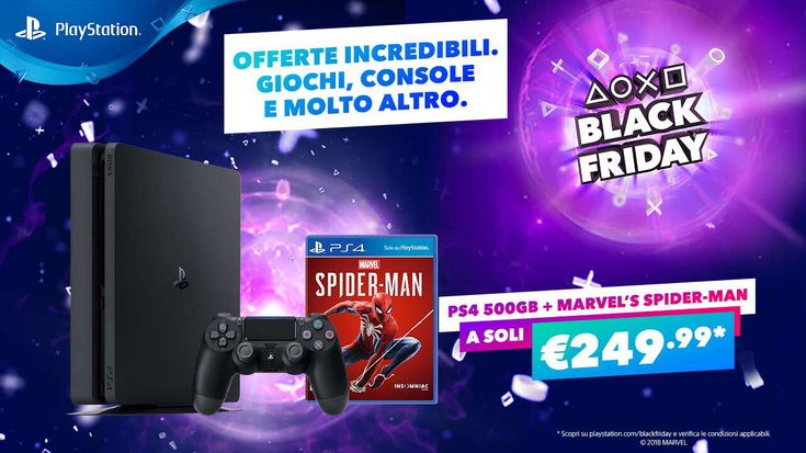 Black Friday, i saldi PlayStation ufficiali su PS4 e PS4 Pro