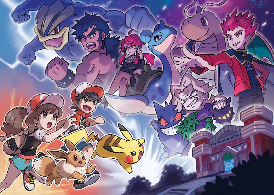 Immagine di Pokémon Let's Go, il nuovo look della Lega Pokémon