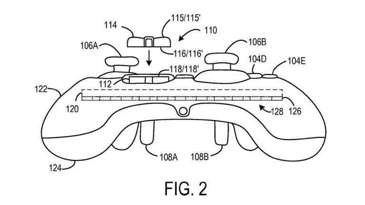 Microsoft deposita brevetto per un controller con tasti rimovibili