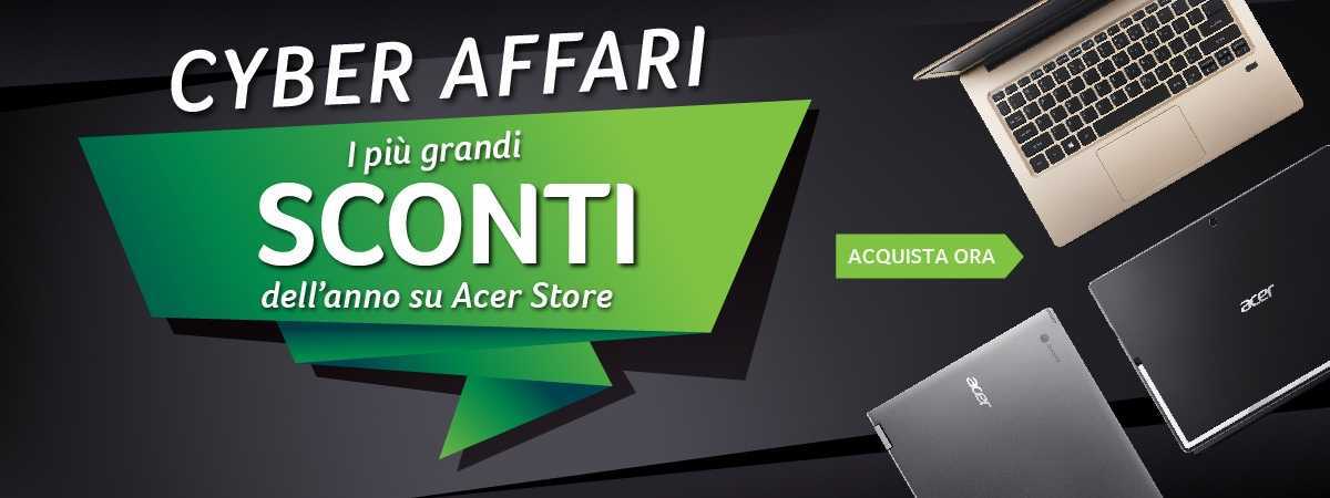 Anche Acer lancia gli sconti del Black Friday