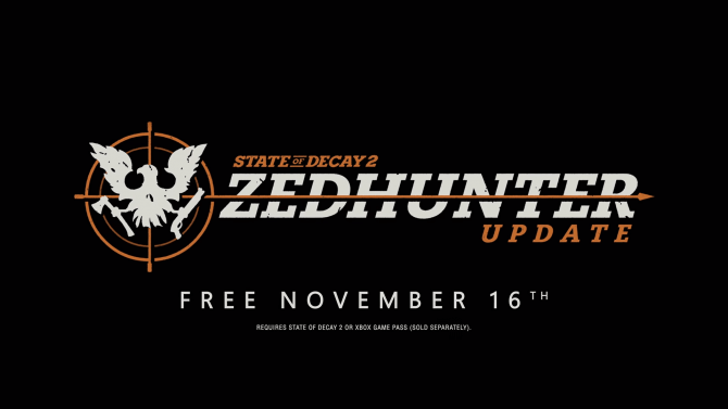 State of Decay 2, annunciato all'XO18 l'update Zedhunter