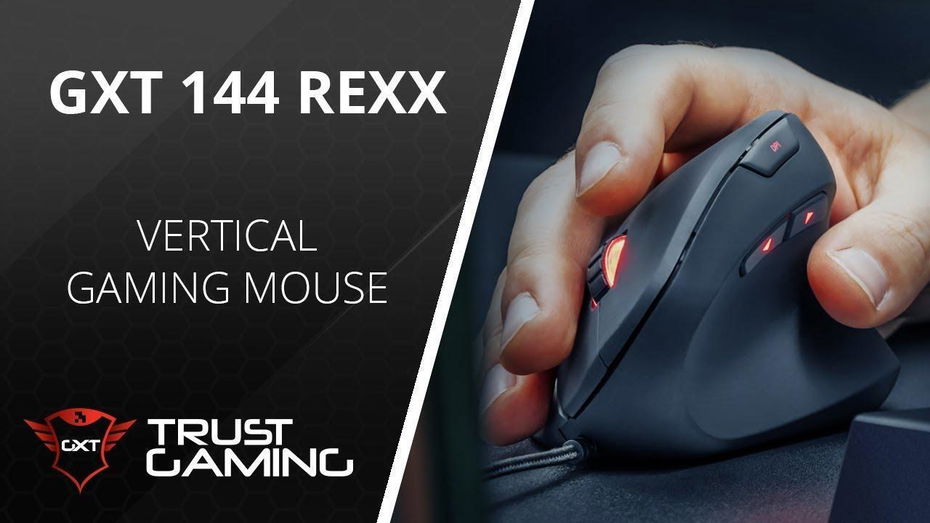 Immagine di Trust presenta GXT Rexx, il suo primo mouse da gaming verticale