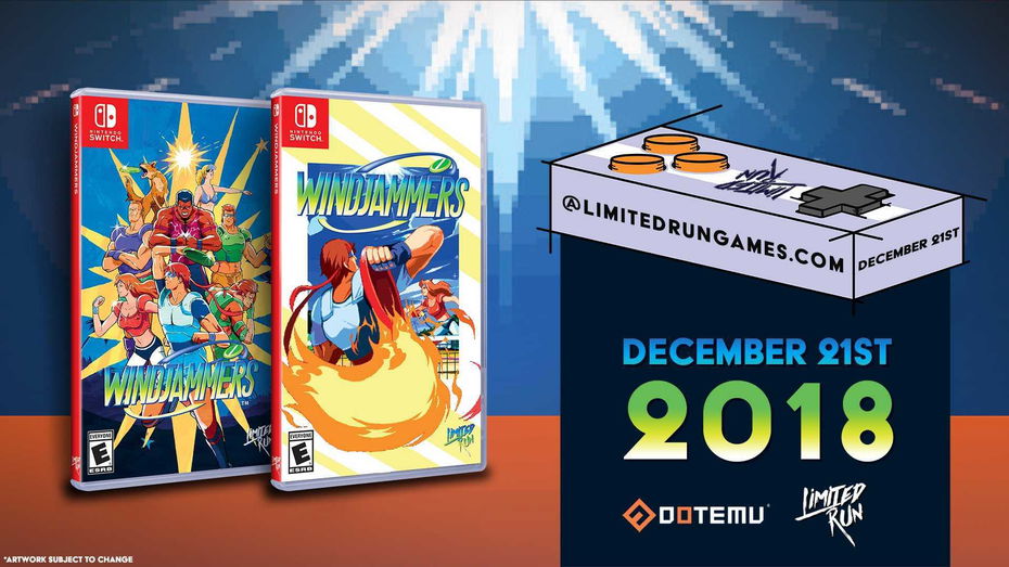 Immagine di Limited Run Games: Annunciate le edizioni fisiche di Windjammers e Celeste