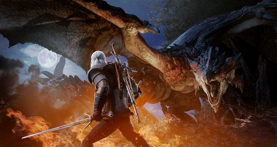 Immagine di Monster Hunter World riceve espansione Iceborne, Geralt nel 2019