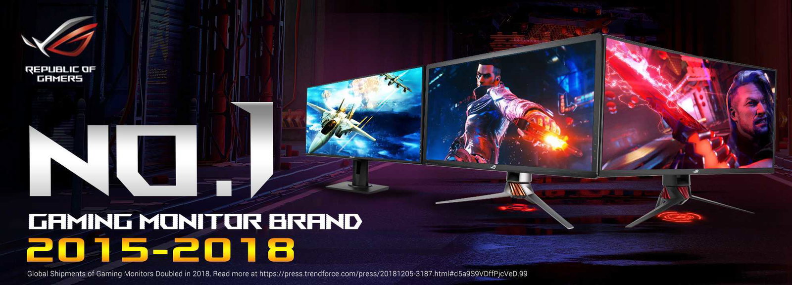I monitor ASUS ROG sono i preferiti dai videogiocatori