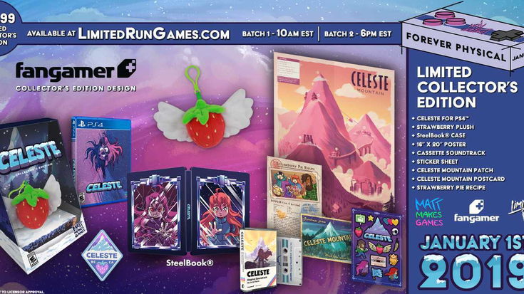 Celeste: arriva anche la Limited Edition per Switch e PS4
