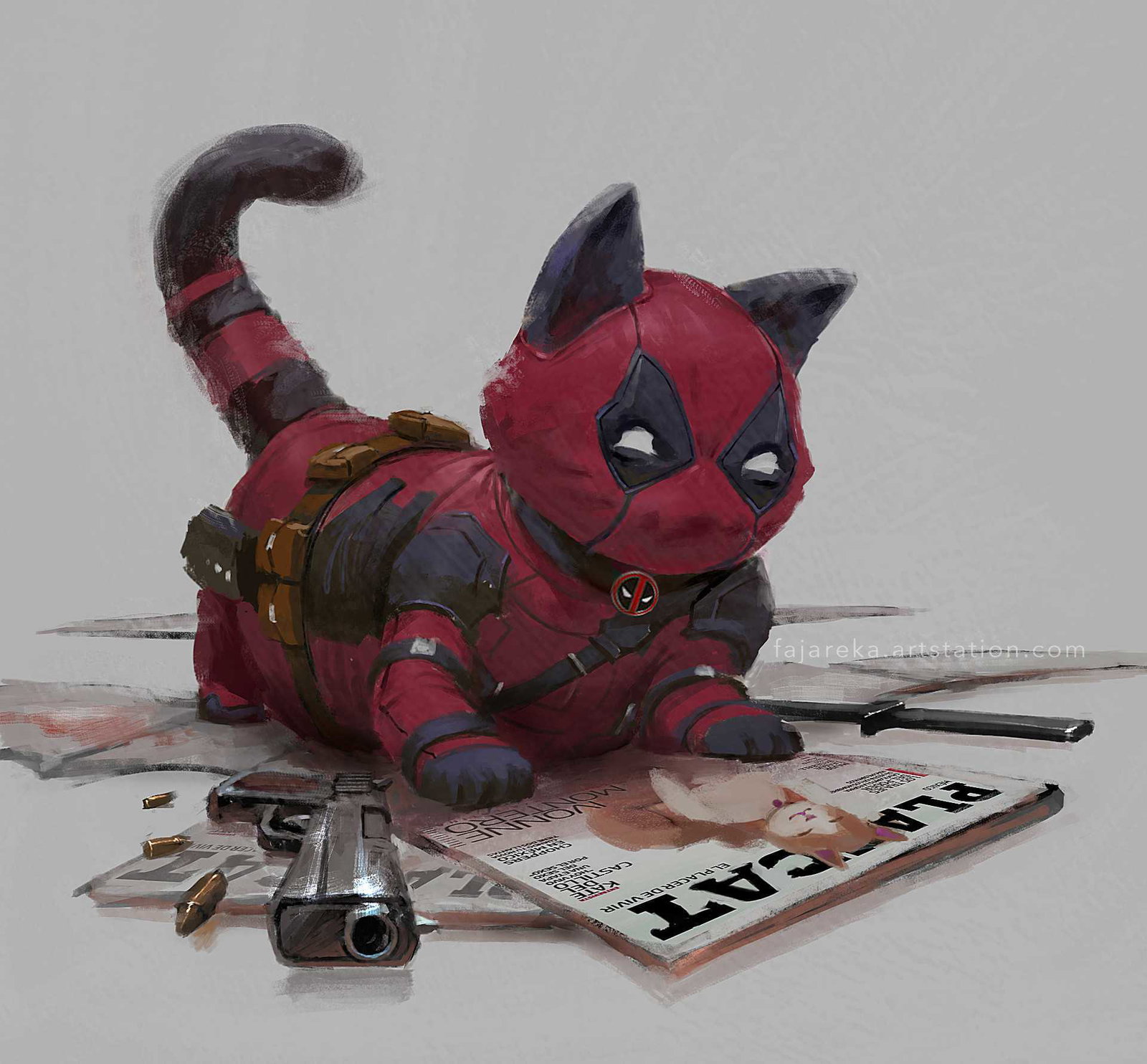 E se i supereroi dei fumetti fossero... gattini?