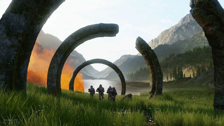 Immagine di Halo Infinite: split-screen, influenza Reach, flight pre-beta