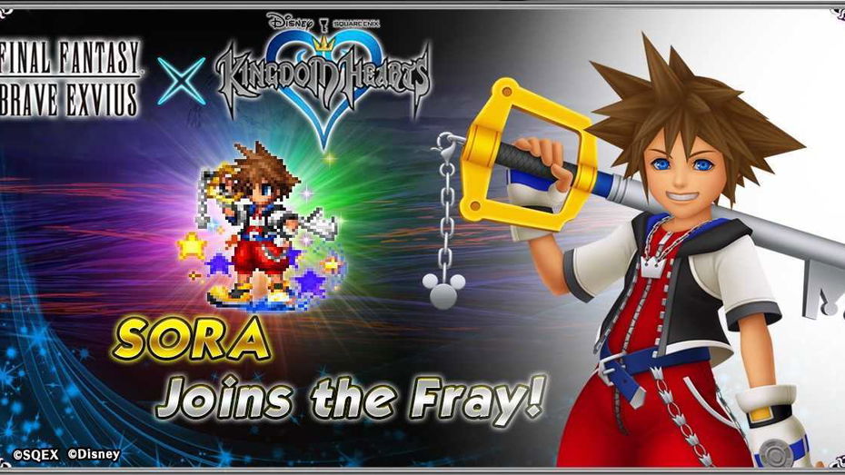 Immagine di Kingdom Hearts, arriva il crossover con Final Fantasy Brave Exvius