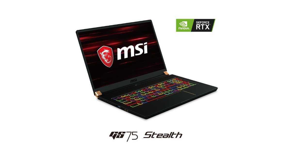 MSI: Arrivano in Italia i primi gaming laptop con GPU GeForce RTX