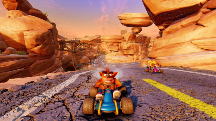 Crash Team Racing NF: Dingo Canyon a confronto