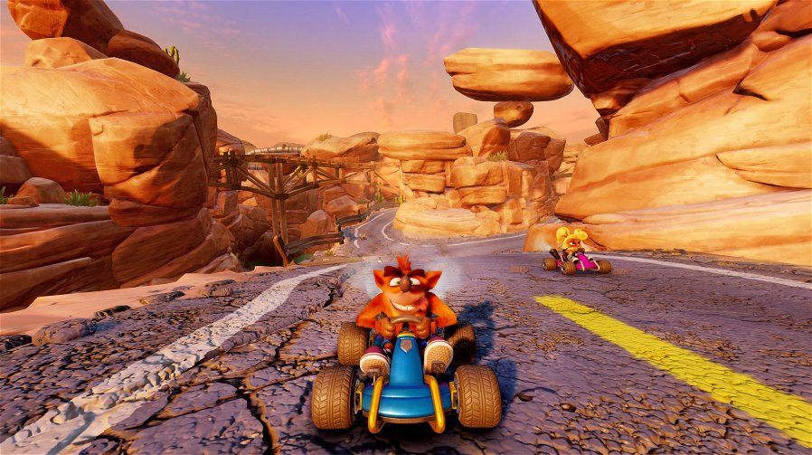 Immagine di Crash Team Racing NF: Dingo Canyon a confronto