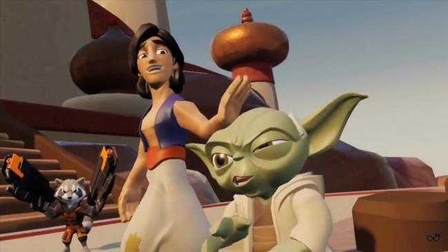 Immagine di Disney Infinity 4.0 Kingdoms avrebbe avuto Aladdin e Yoda