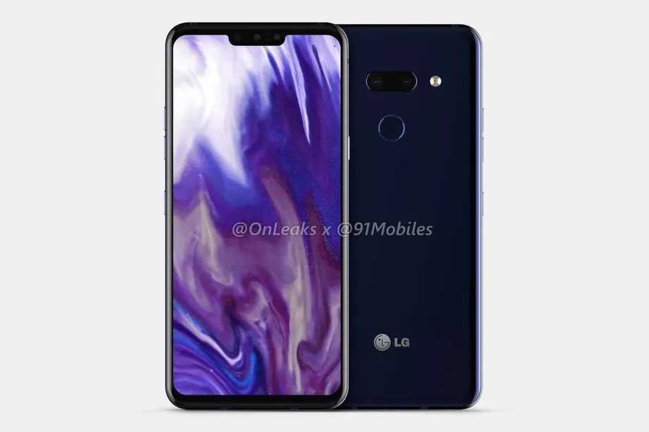 LG G8 dovrebbe aggiungere una fotocamera frontale, ecco i render