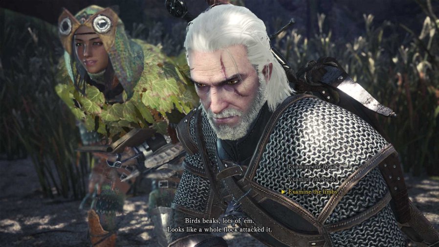 Immagine di Monster Hunter World: Disponibile l'evento con Geralt