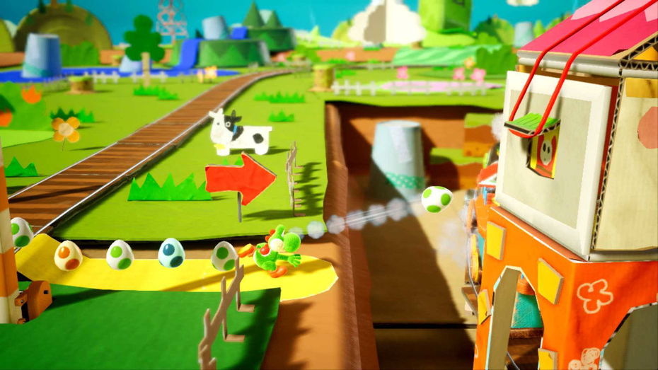 Immagine di Yoshi's Crafted World: l'ingegnoso volantino pubblicitario in Giappone