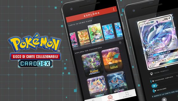 Immagine di Gioco di carte Pokémon: disponibile app CardDex