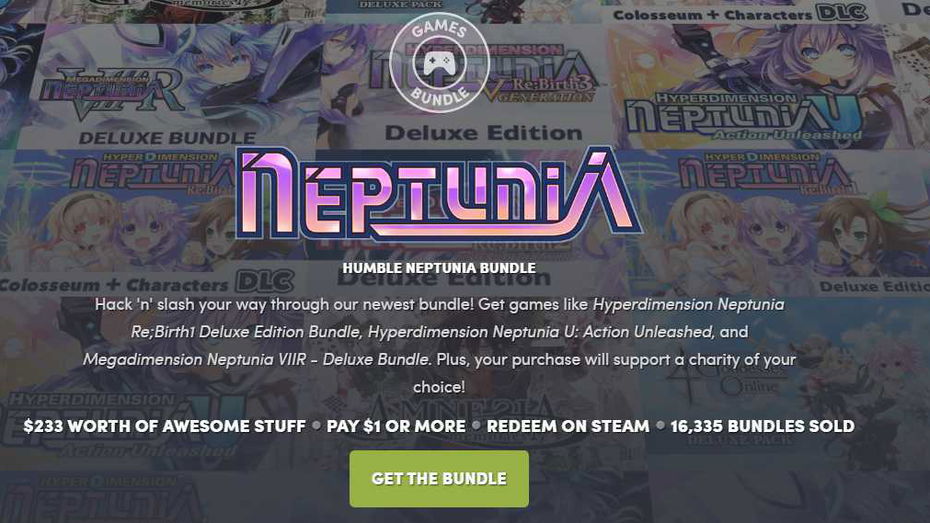 Immagine di Humble Bundle: Nuovo pacchetto dedicato a Neptunia