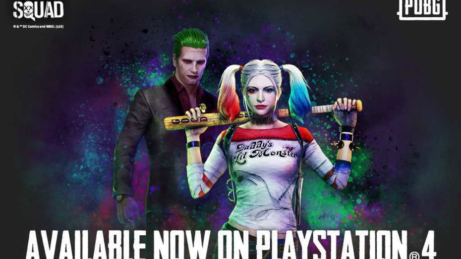 Immagine di PUBG: le skin di Suicide Squad anche su PS4