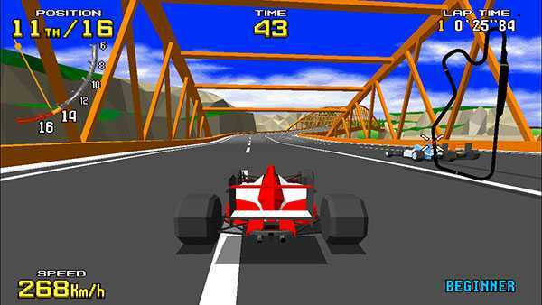 Sega Ages Virtua Racing torna a mostrarsi con nuove immagini