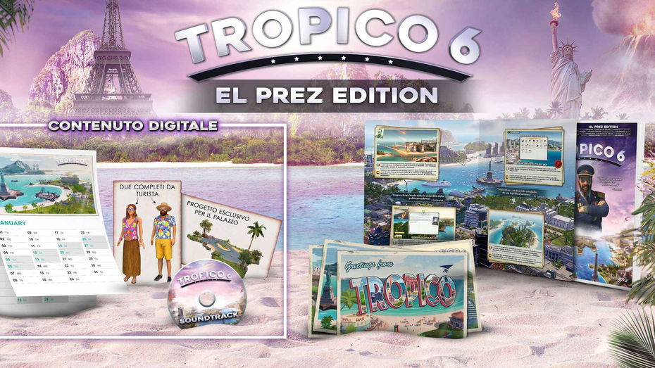 Immagine di Tropico 6: Annunciata la versione speciale fisica El Prez Edition