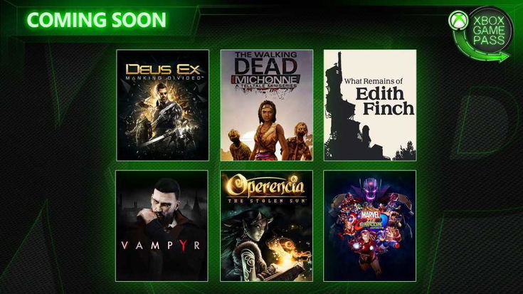 Xbox Game Pass: Deus Ex, Vampyr, Edith Finch, MvC Infinite a marzo