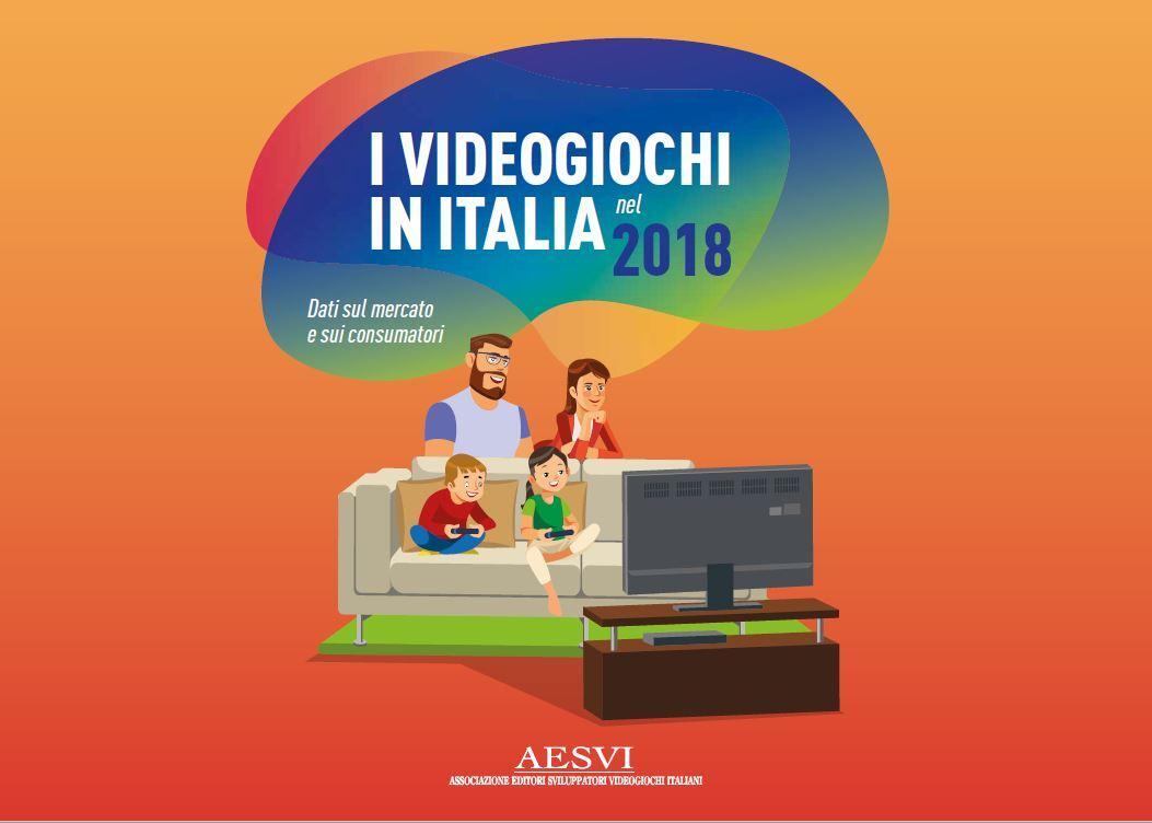 Il mercato dei videogiochi in Italia continua a crescere: rapporto AESVI sul 2018